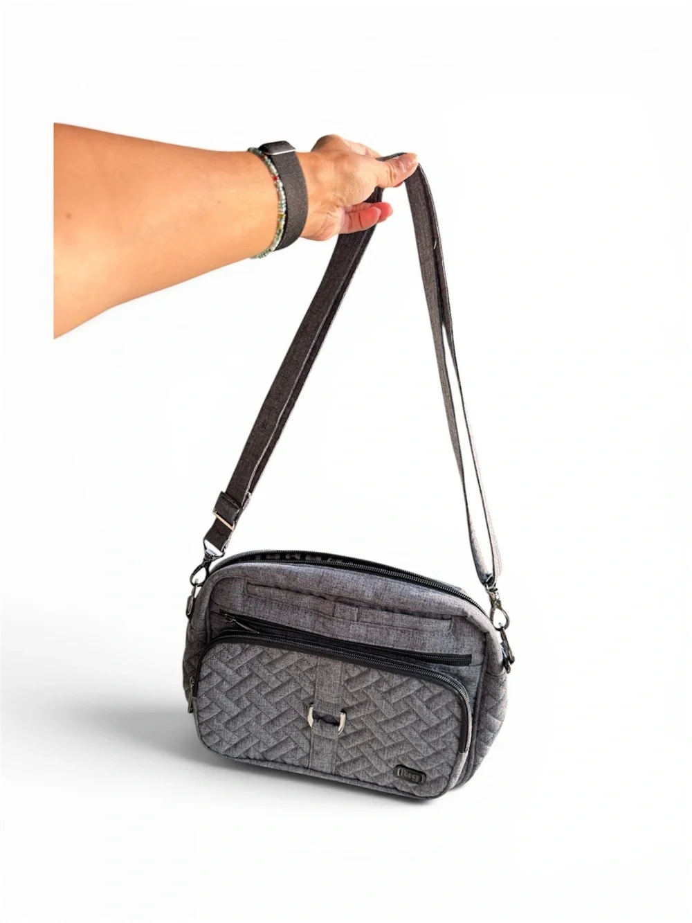 Lug Carousel XL Bag Charcoal Gray NWOT - Picture 2 of 5